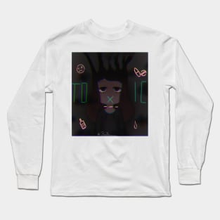 Toxic glitchy Long Sleeve T-Shirt